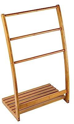 Qianly Standing Towel Rail Rack for Living Room, Facecloth, Bathrobe, Hand Towel