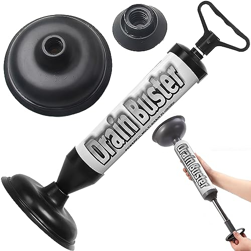 Retoo Saugglocke Für Waschbecken Bei Verstopfungen, Pömpel Pressluft, Abflusspumpe Mit Vakuumfunktion, Hochdruck Rohrreiniger, Abflussreiniger Waschbecken, Reiniger Zum Beseitigen Von Verstopfung