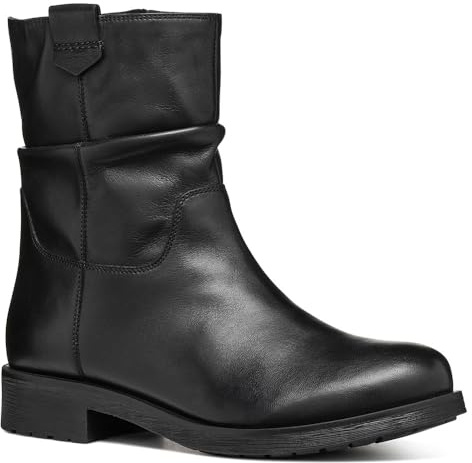 Geox Stivaletti da Donna D Rawelle a, Nero, 37 EU