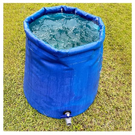 Piscinas Desmontables, PVC Depósito De Agua Gran Capacidad, Plegable Cisterna De Agua Agrícola Bolsa De Agua Cisterna, Fácil De Transportar, Plástico Seguro, Fácil De Drenar ( Color : Blue , Size : 2.