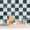 ADERTOS 50 PCS Pegatinas Azulejo Adhesivo 15 * 15cm, Pegatinas de Baldosas, Pegatinas Autoadhesivas Azulejos, Adhesivos para Azulejos, Pegatinas Pared PVC Impermeable para Azulejos de Baño y Cocina