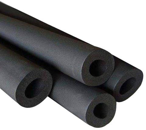 1.8 m Tuyaux Mousse D'isolation de Tuyau Isolant Tuyau Exterieur Flexible Tube Isolant pour Manchon D'isolation pour Tube Climatisation Épaisseur 15mm, ID 6 10 13 16 20 25 32 43 50 mm(ID 10mm （3/8）)