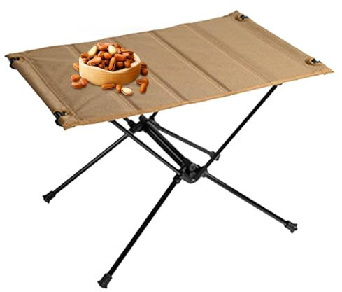 Fällbart campingbord – campingbord bärbart picknickbord, robust fällbord med bärväska för grill, camping, terrass, resor