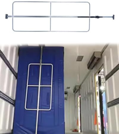 Montagestütze Ratschen-Ladungssicherungsstange für Auto/Anhänger/SUV/Wohnmobil, Stabilisierungsbarriere für Die Ladefläche Von Kastenwagen mit Geschweißter Leitplanke, Hält Dinge Sicher Fest(3 pack,2.