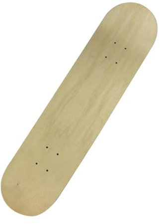harayaa DIY leeres Skateboard -Deck für Kinder, DIY Leere Graffiti Skateboard Skateboard Maple Deck, 80cmx20cm Schwarzes