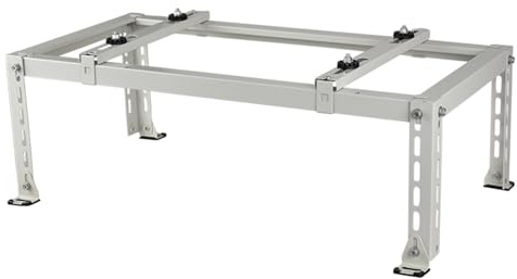 Robuste Halterung für Klimaanlagen, verzinkter Stahl, für den Außenbereich, stoßfester Ständer für kanallose Mini-Split- und Wärmepumpen-Installation
