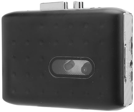 Zunate Lecteur de Cassettes Portable Magnétophone, Convertisseur de Cassette USB C vers MP3, Microphone intégré, Prise Casque, Enregistrement inversé sur Bande, Rembobinage Rapide