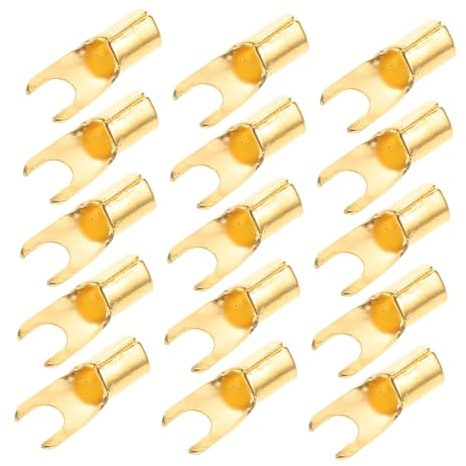 EPIGEIST 20pcs Heavy Duty U-shaped Car Audio Terminal Blocks Quick Connect Speaker Wire Connectors for Subwoofer Amplifier Compatible with Automotive and Home Audio Systems