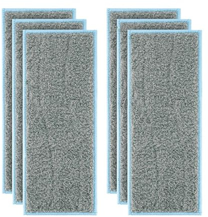Replacing The Washable Wet Mop Pad，Dry Mop Pad，Compatible for Braava Jet M6 Sweeping Robot(6-Wet)