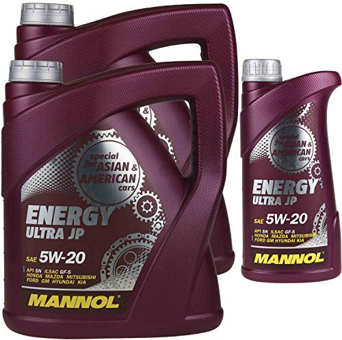 9 Liter MANNOL Motoröl Energy Ultra JP 5W-20 API SN Engine Oil Öl 11192094