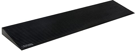 LIEKUMM Gummi Türschwellenrampe 4cm Höhe, 650kg Tragkraft Rollstuhlrampe, rutschfest Schwellenrampe für Türöffnungen, Bordsteine, Stufen, Scooter, Kinderwagen, Motorrad