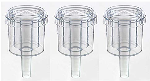 Cocinista Airlock borboteador fermentación tamaño Medio hasta 70 L Pack 3 Unidades con Tapa Recargable sin destapar para Cerveza Vino Sidra Kombucha hidromiel