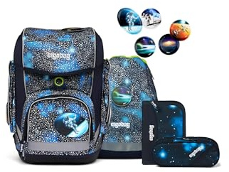 ergobag Cubo Milky Bear Rucksack für Jugendliche, Unisex, Mehrfarbig (Mehrfarbig), Einheitsgröße