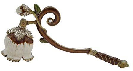 SM SunniMix Kerzenglocke, Elegantes Kerzenlöscher-Glockenzubehör mit langem Griff zum sicheren Löschen der Kerzenflamme, Kerzenstopper-Dochtabdeckung, StilA