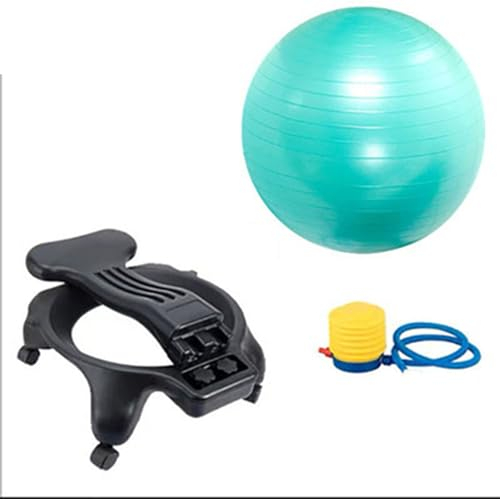 Homnova Balance-Ball-Stuhl Für Das Büro Von Erwachsenen, Balance-Ball-Stuhl, Für Einfache Bewegung, Ergonomischer Stabilitätsstuhl Mit Luftpumpe,005