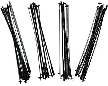 BomDog Bandsägeblätter, 48 Stück, 135 Mm, Festgesteckte Dekupiersägeblätter Für 15 Zoll. Und 16 Zoll. Laubsäge/15Tpi