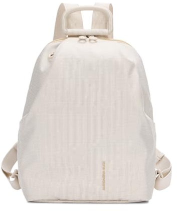 Mandarina Duck MD20 Backpack, Zaino Donna, Bianco e Grigio, Taglia Unica