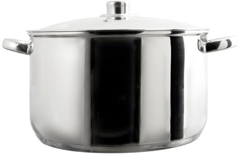 Faitout en Inox Induction 10L Argent