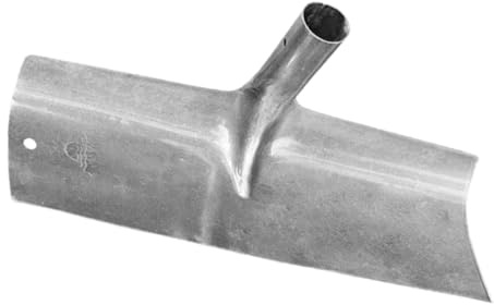 Reinigungsschaufel aus Mediumcarbonstahl für Geflügelmist, Silber | Stallecken, Leichte Robuste Ausführung, Verschleißfest und Bruchsicher, Geeignet für Hühner und Enten