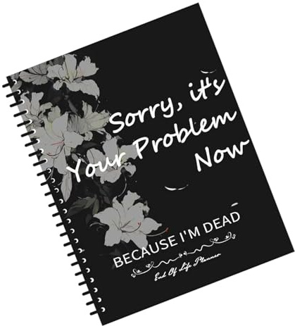 Binder Organizador De Fin De La Vida - Cuaderno De Organizadores De Información Personal | Información De Fin De La Vida Nota Del Cuaderno En, Registre Negocios Comerciales Familia