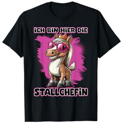 Ich bin hier die Stallchefin | Führungskraft Pferd T-Shirt