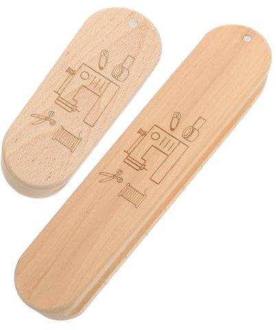 Gadpiparty 2pcs Wooden Clapper Ironing Tools Scale for Tailors Quilters Magnetic Pressing Mat for Sewing