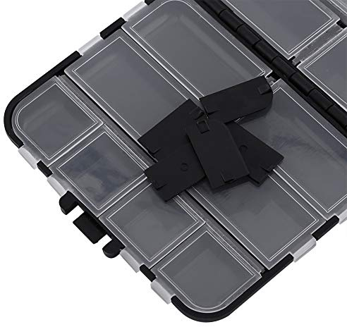 Boîtes de Gréement de Pêche, Triée et Rangée dans Les 26 Compartiments Individuels en Plastique d'appât Portable Durable, pour la Pêche des Pêcheurs