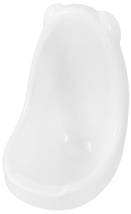 Gogogmee Urinatoio da Allenamento per Ragazzo Ragazza Maschi Design Diviso e Sospeso in Materiale Pp Bianco, Vasino Cartoon Portatile per Toddler e Boy