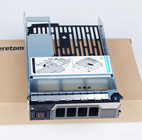 Heretom HYBRID Festplatten Rahmen 6,3 cm (2,5 Zoll) 9W8C4 Adapter zu 8,9 cm (3,5 Zoll) F238F Tray Caddy für Dell R730xd R720xd T610 T630 R320 R420 R530 R720 T320 T420 T620 T430 MD1200 MD3200