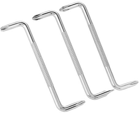 Samfox Set di Cacciaviti a Taglio - Cacciavite a Croce ad Angolo Retto - Cacciavite a Croce da 90 Gradi/Cacciavite a Testa Piatta Set 3 Pezzi