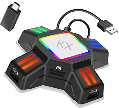Convertisseur de manette de jeu, souris et clavier pour PS4/PS4 Pro/PS4 Slim/XBOXOne/XBOXOne S/XBOXOne X/PS3/PS3 Slim/Switch