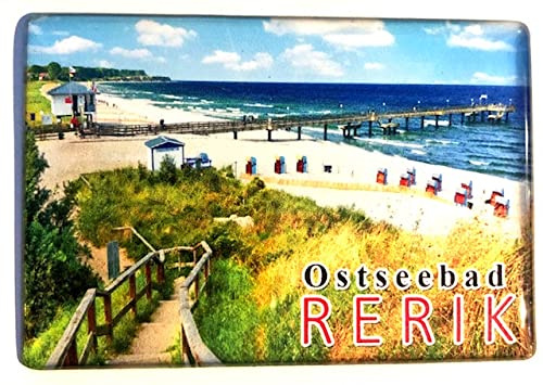 Rerik, Ostsee,Deutschland -Souvenir-Kühlschrankmagnet Fridge Magnet, Reiseandenken 271101