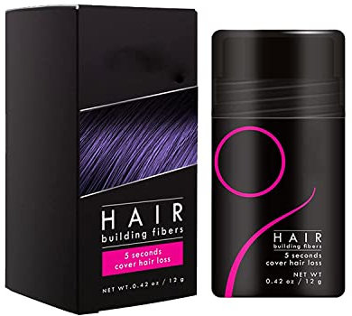 Fluff Up Secret Hair Fiber Powder, 100% Natural Building Fibers, 5 Seconds Cover Up Long Lasting Natural Look, Hair Thickener & Topper for Any Color Hair (Blonde)