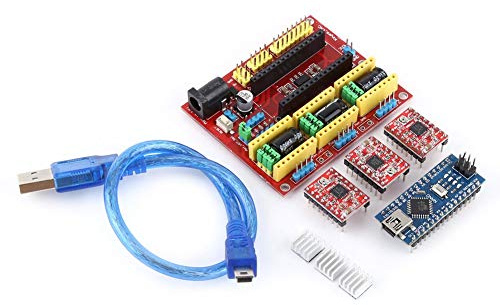 CNC Graviermaschine Shield CNC Shield Nano V4 8825 A4988 Drive mit USB-Kabel für 3D-Drucker und Lasergravur