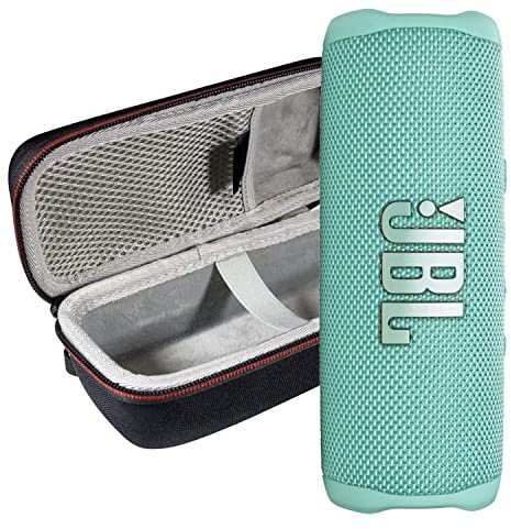 JBL Flip 6 IP67 Waterproof Portable Wireless Bluetooth Speaker with Exclusive Protective Hardshell Case (Teal)