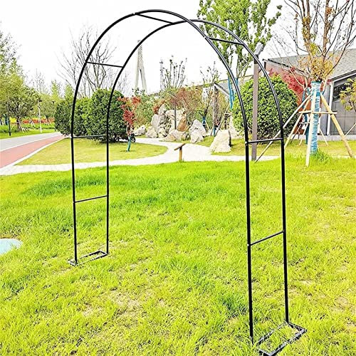 Arche Jardin pour Rosiers Plantes Grimpantes, Metal Arceau à Rosiers, Arche de Rosiers Vigne Mariage, Pergola Tonnelle de Jardin, Intérieur Extérieur Décoration de Fête,300x220x40CM