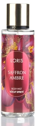 LORIS Saffron Ambre Body Mist, Acqua Profumata, Fragranza Orientale con Zafferano e Ambra,