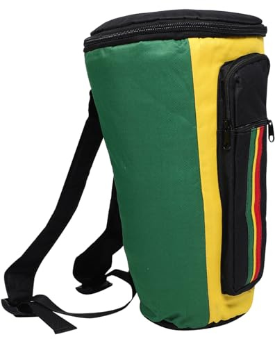 Vaguelly Djembe Tasche aus Oxford Stoff mit Metallverstärkung und Komfortablem Rucksackdesign für Sicheren Schutz und Aufbewahrung Beim Reisen und Schulen