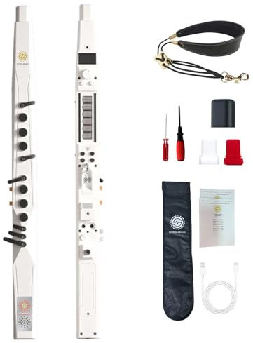 SUNRISE MELODY MK EWI, Performance-grade Electronic Wind Instrument, Wind Synth With Bulit in OTG Recording, Rechargeable, 68 Sounds, 5W High-power Cavity Speaker, For Professionals