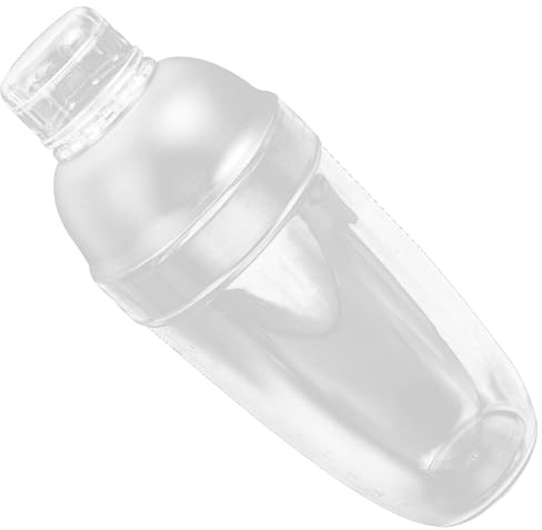 FIXOSHEE Coctelera de Plástico con Diseño de Dos Etapas para Bebidas Práctico y Conveniente para Bartenders Profesionales y Uso Doméstico Bares y Tiendas de Té