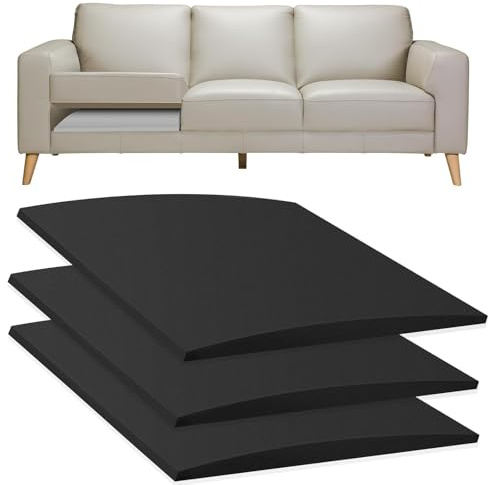 Soporte De Cojín De Espuma De 70x70cm, Soportes De Cojínes De Sofá Para Asientos Hundidos, Tablero De Soporte De Esponja Curvo De Alta Densidad Para Reparación De Asientos En Sofás Y Sillas, 3 Piezas