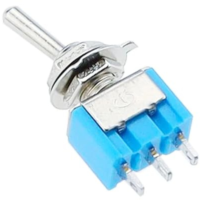 5 PZ/10 pz/lotto Blu Mini MTS-102 MTS-103 3-Pin SPDT ON-ON ON-OFF-ON 6A 125VAC Interruttori A Levetta In Miniatura(MTS-102 3PIN ON-ON,10PCS)