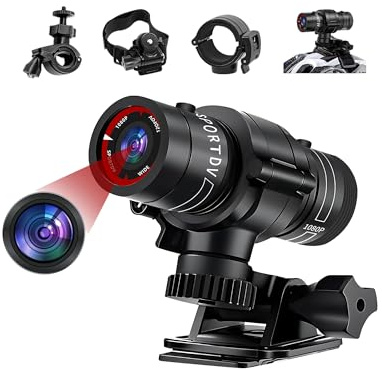 NinjaCam Dashcam Fahrrad, 1080P HD & 120° Weitwinkel Action Cam