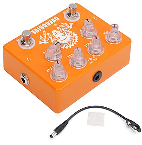 Mavaol gitarrpedal Dubbel överhastighet Distorsionseffekt True Bypass Design Instrumenttillbehör CP‑70