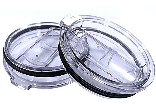 2 Replacement Lids for 30oz Stainless Steel Tumbler Travel Cup - Fits Thermos cup with inner diameter 3.7 inches