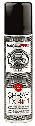 BABYLISS Spray Lubrifiant FX 4 en 1 Barbers