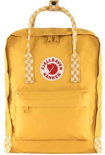 Fjällräven F23510 Unisex-Adult Kånken Carry-On Luggage, Ochre-Chess Pattern, Einheitsgröße