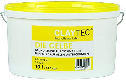 CLAYTEC Grundierung DIE GELBE mit Feinkorn Lieferformen Eimer (5,0 L)