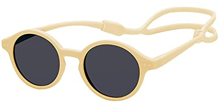 YAMEE Occhiali da sole polarizzati per bambini, con cinturino, regolabili, protezione UV400, occhiali da sole per neonati da 0 a 12 mesi, ragazzi e ragazze, Giallo, Small