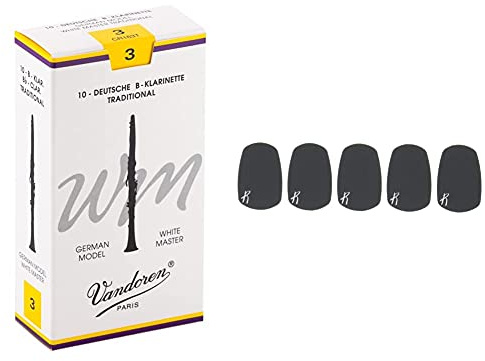 VANDOREN CR163T & Reserve Bissgummi schwarz Stärke 0,8 mm